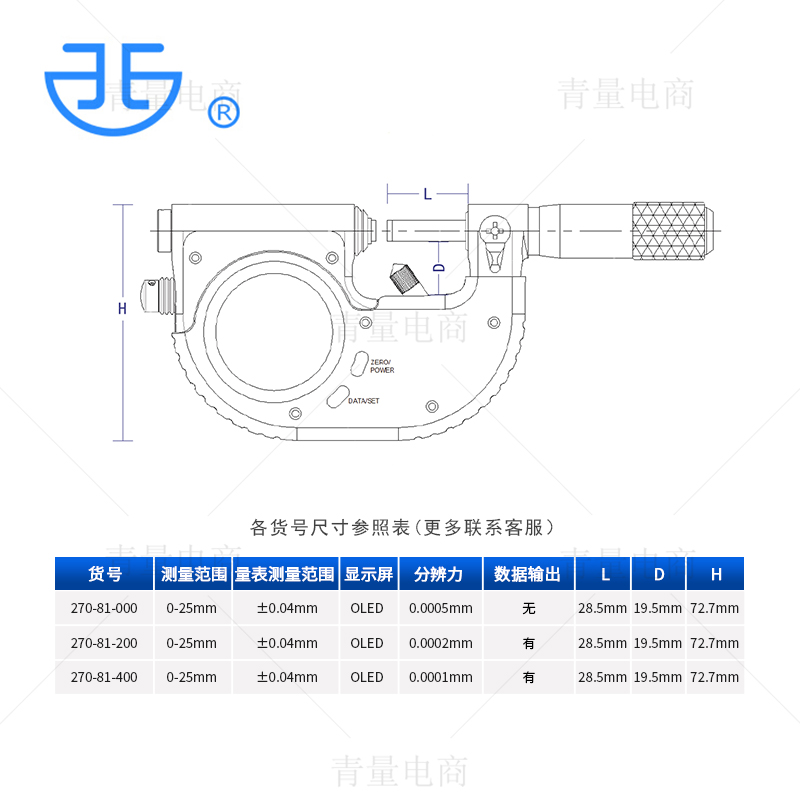 电子杠杆千分尺